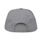 Embroidered Flat Bill Cap — Green Geometric 'Gerdio The Builder' Logo