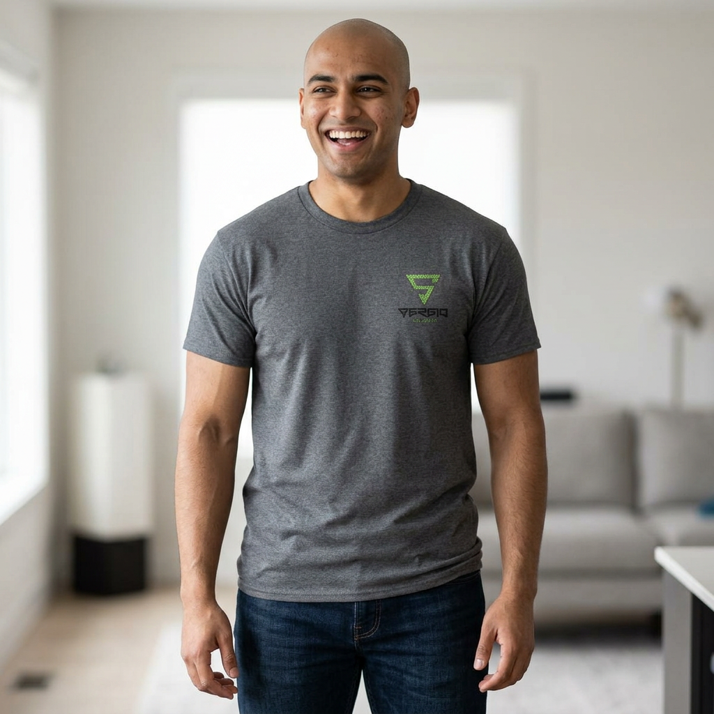 Sergio the Builder - Embroidery T-Shirt