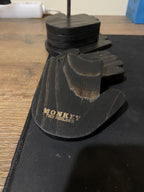 Pack of 6 wood coasters with base
